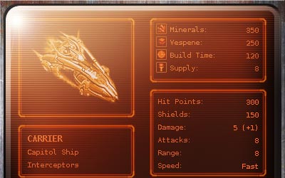 Starcraft2 Protoss Carrier