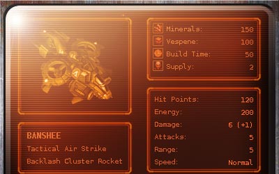 Starcraft2 Terran Banshee