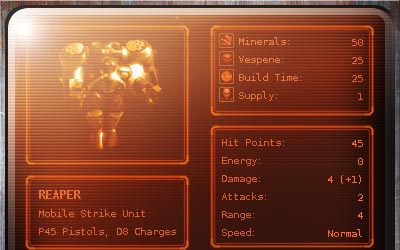 Starcraft2 Terran Reaper